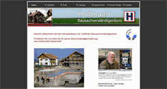 Desktop Screenshot of bausachverstaendiger-hoffmann.de